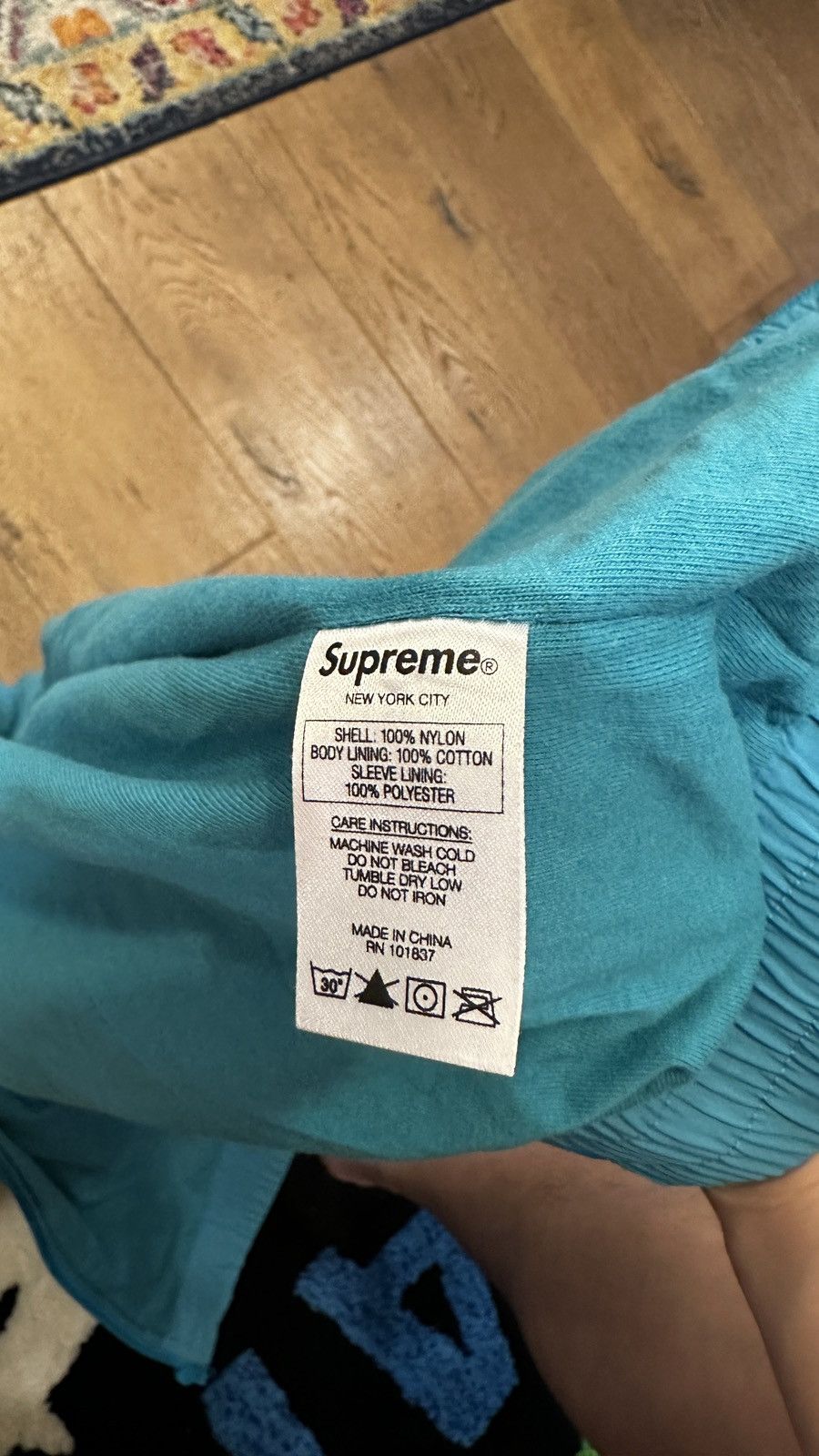 Supreme Supreme Piping Track Jacket - Teal - Size XL Size US XL / EU 56 / 4 - 3 Thumbnail