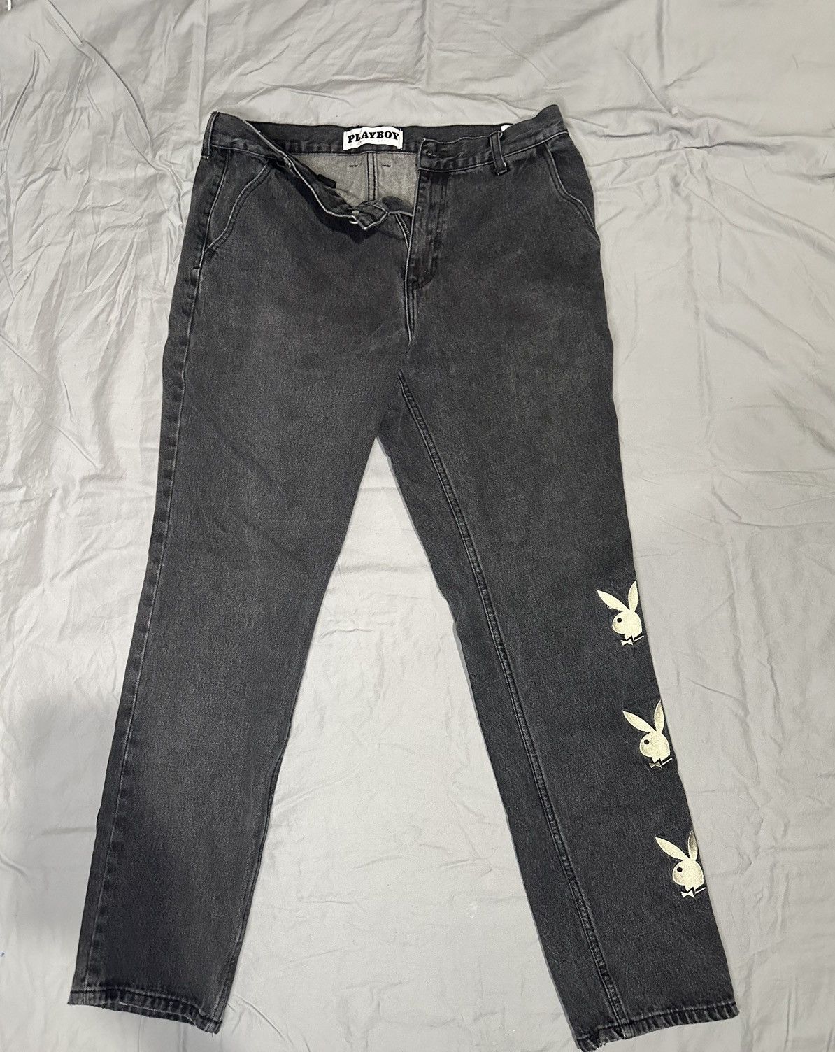 Playboy Playboy embroidered carpenter jeans Size US 34 / EU 50 - 1 Thumbnail