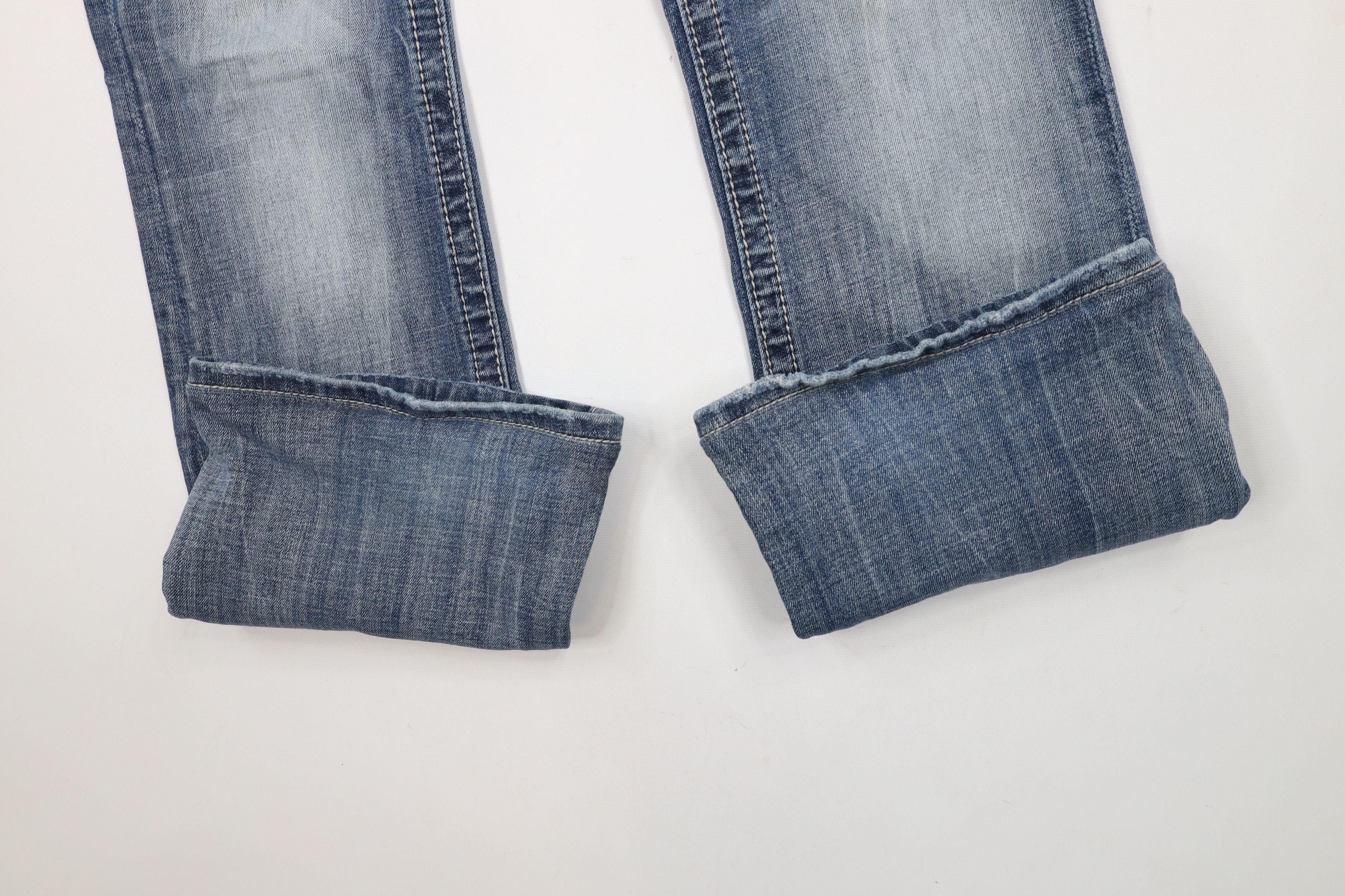 Miss Me × Vintage Miss Me Jeweled Fleur de Lis Flared Bootcut Denim Jeans Size 29" - 5 Thumbnail