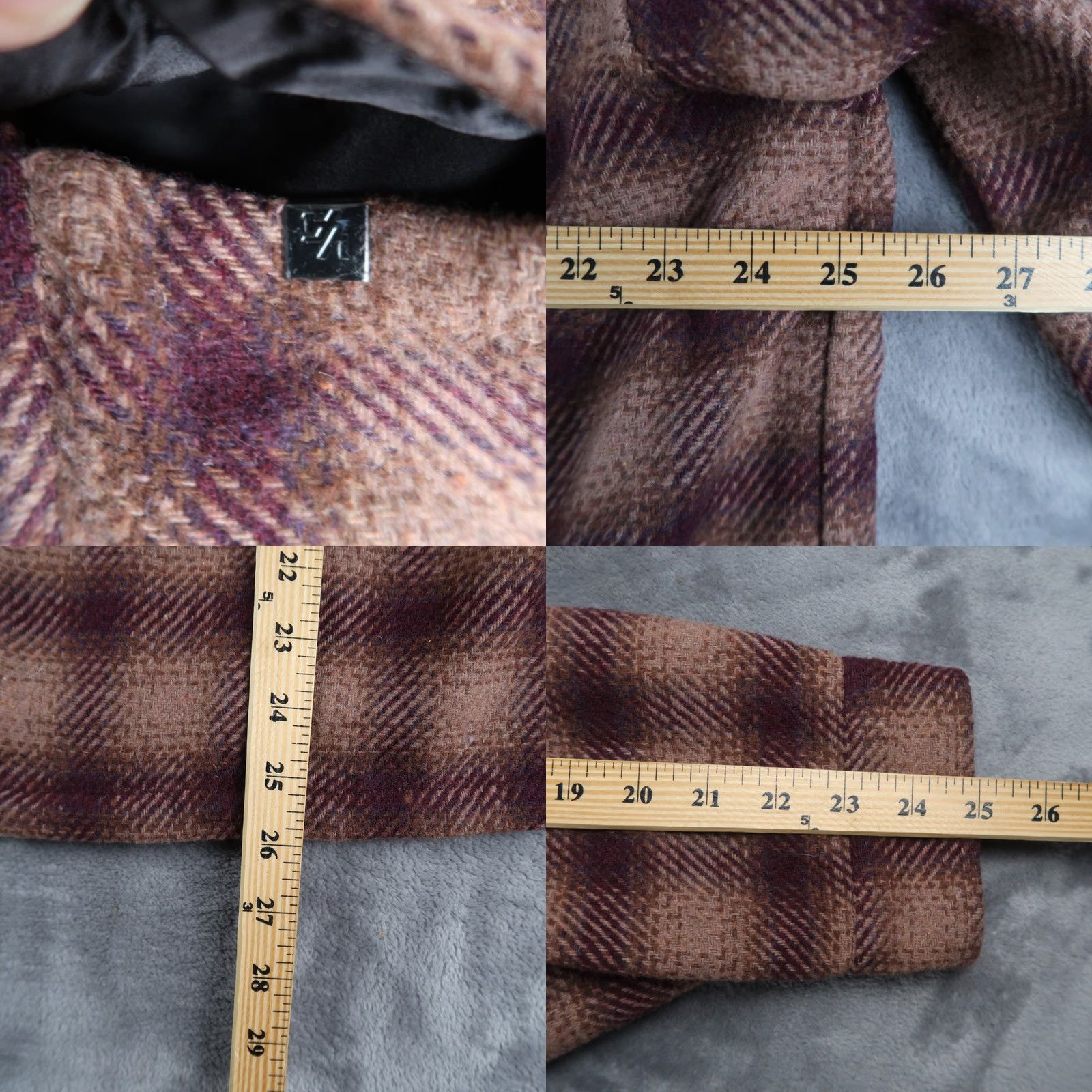 YoungLA VINTAGE Young LA Plaid Flannel Zip Up Jacket L Mens Brown Size L Jacket Bomber Shirt Size US L / EU 52-54 / 3 - 8 Thumbnail