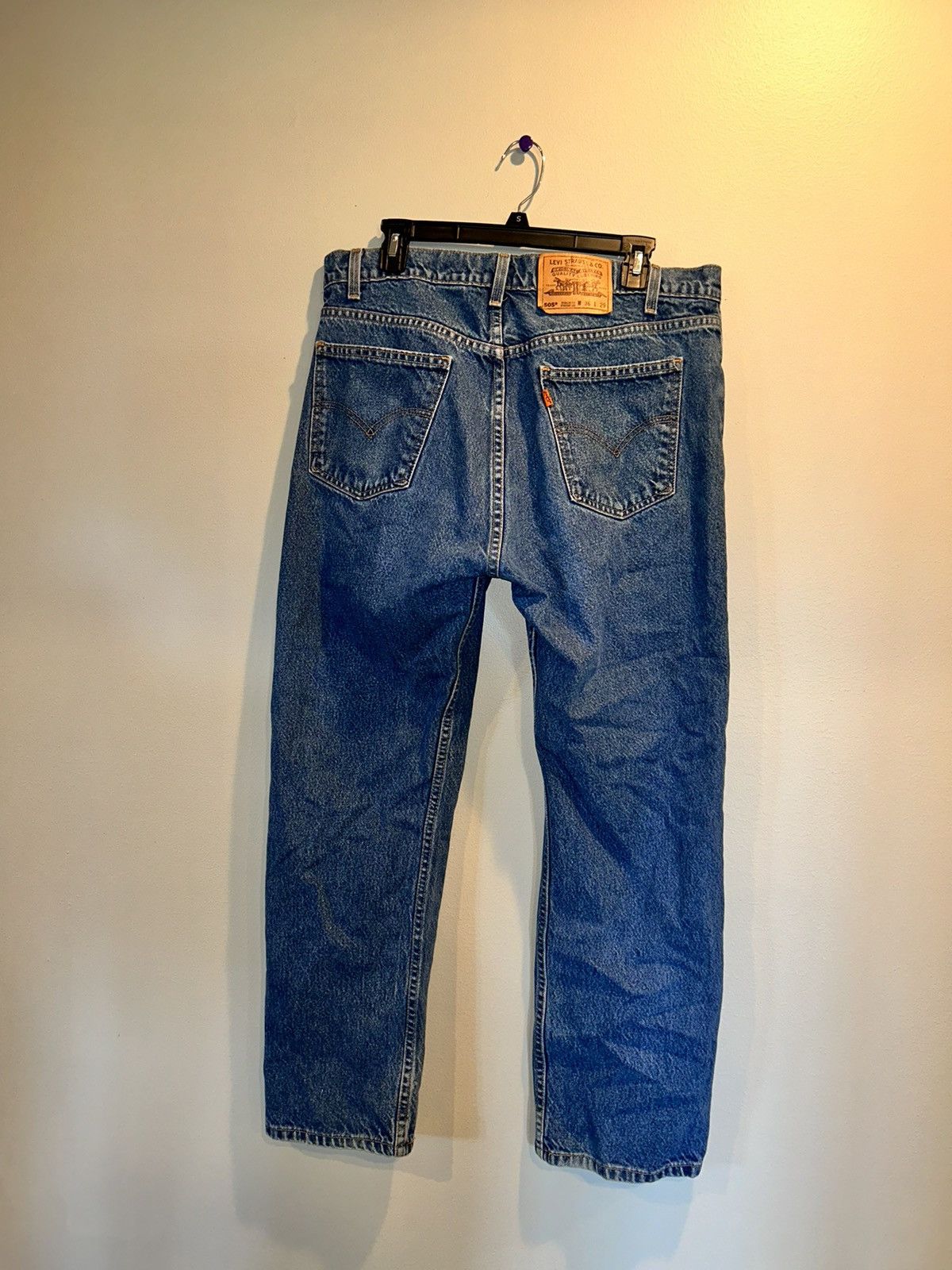 Levi's × Vintage Orange Tab Levi 505s 36x29 Size US 36 / EU 52 - 1 Thumbnail