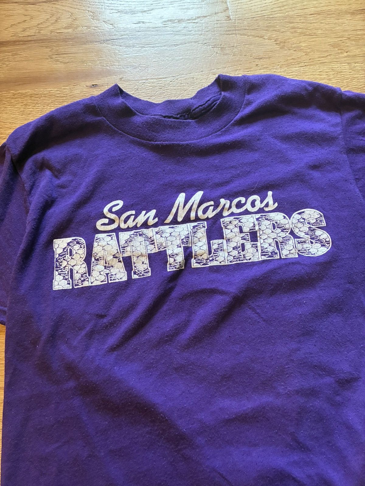 Vintage Vintage 80s Made In USA San Marcos Rattlers Tee Size US XS / EU 42 / 0 - 2 Thumbnail
