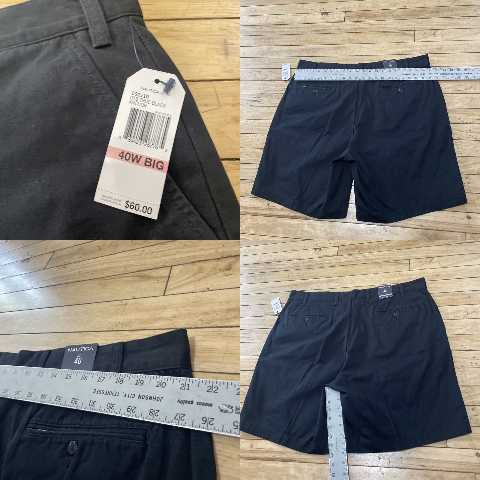 Nautica Nautica Deck Shorts Men 40W BG Blue Preppy Nautical Flat Chino 40x8 NEW 0 Size US 40 / EU 56 - 8 Thumbnail