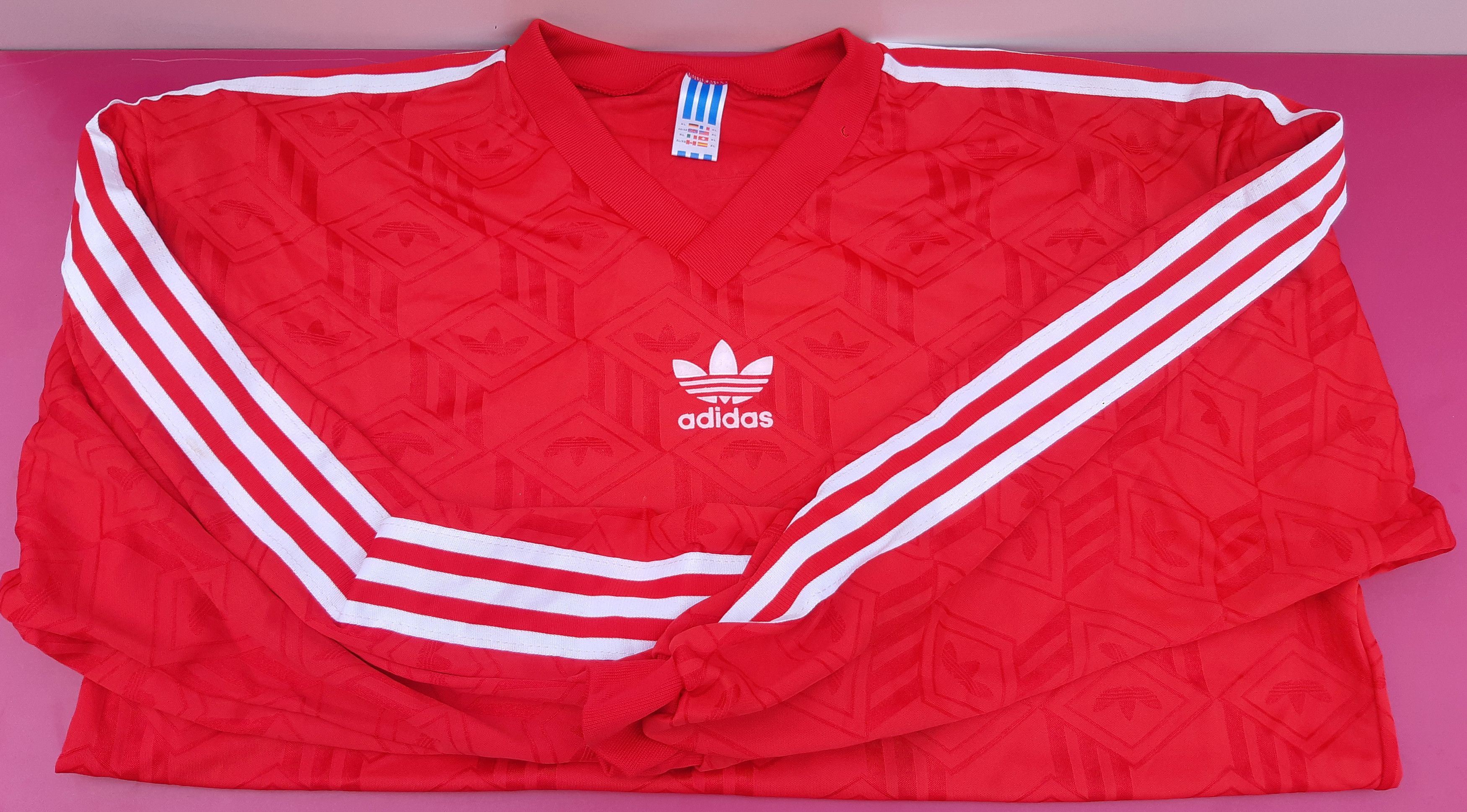 Adidas Vintage 80s ADIDAS Soccer Jersey made in England size XL NOS Size US XL / EU 56 / 4 - 3 Thumbnail