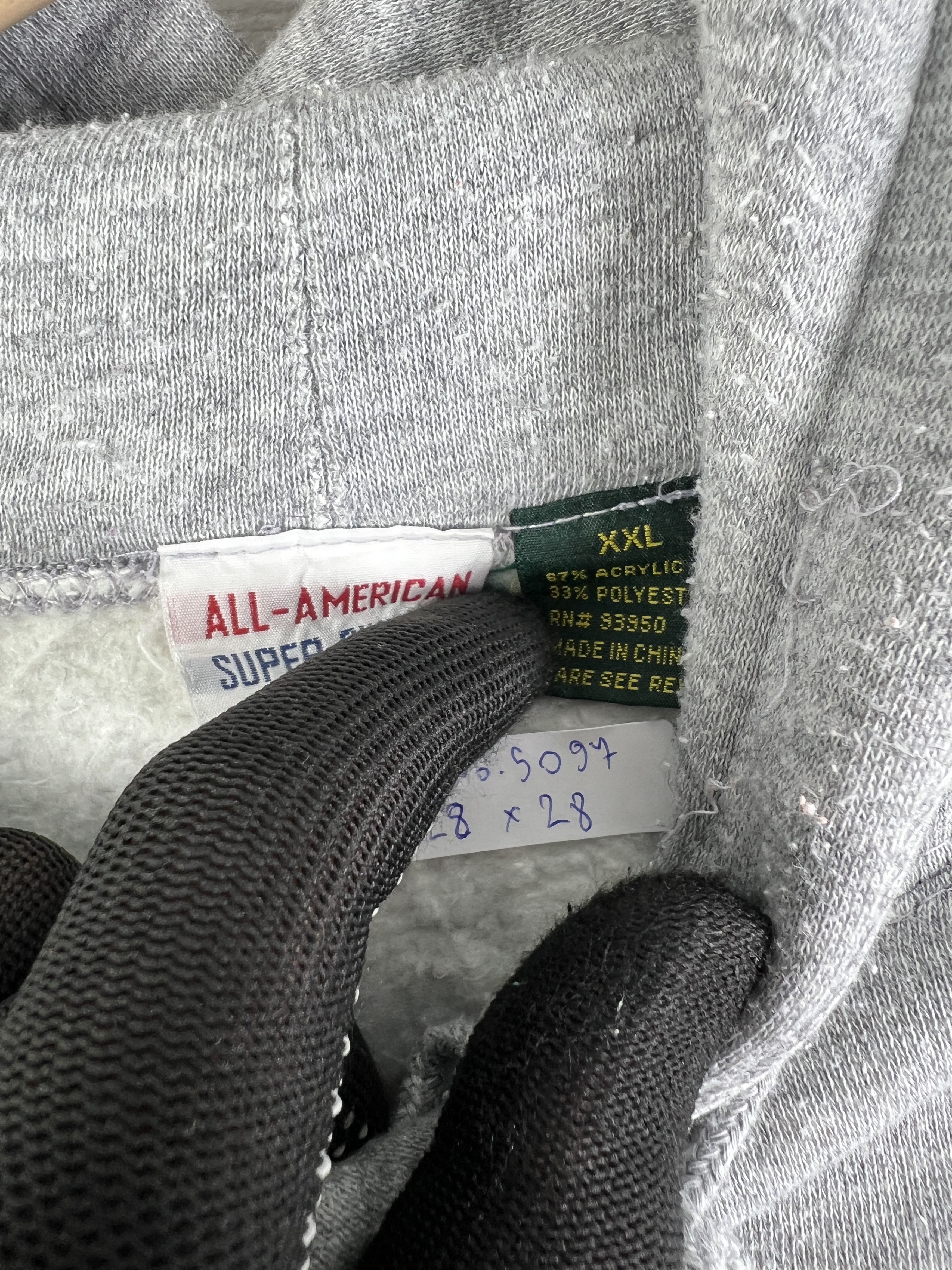 Vintage No.5097 Vintage Y2K Embroidery Graphic Hoodie (XXL) Size US XXL / EU 58 / 5 - 3 Thumbnail