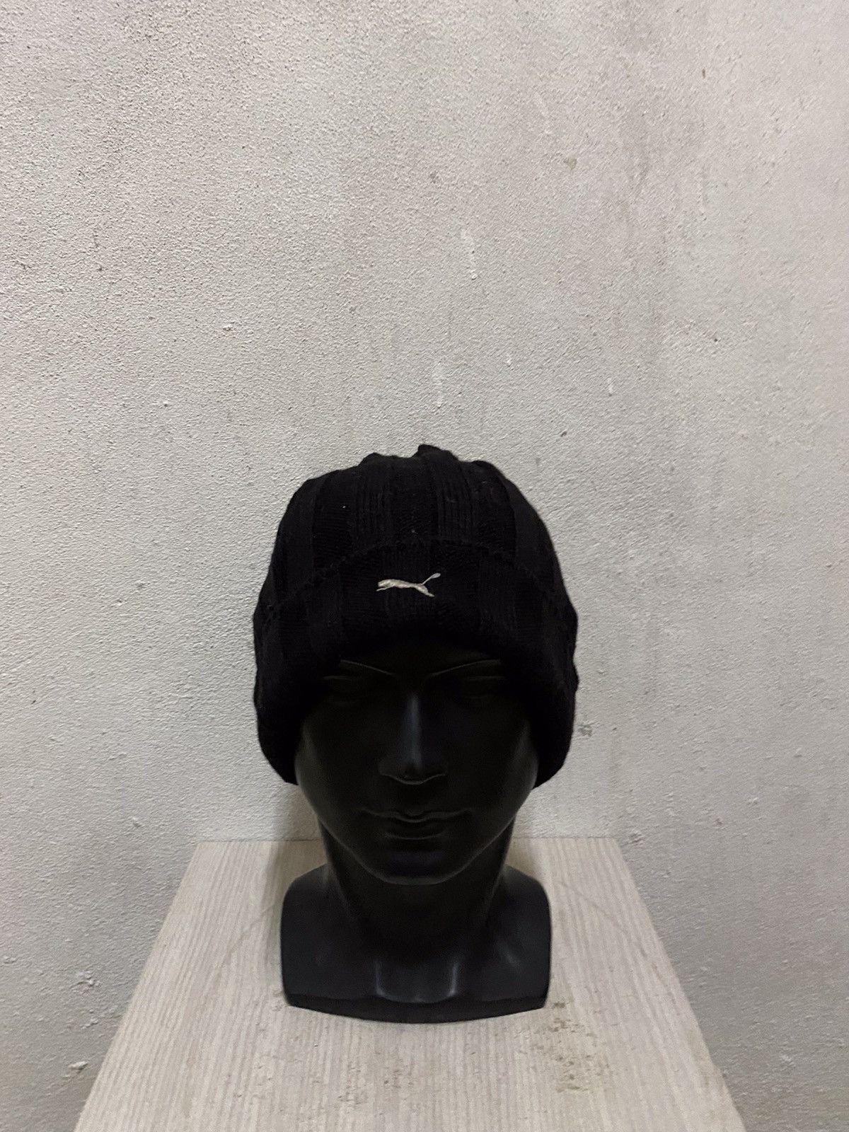 Puma × Vintage Puma Small Logo Beanie Hat Size ONE SIZE - 2 Thumbnail