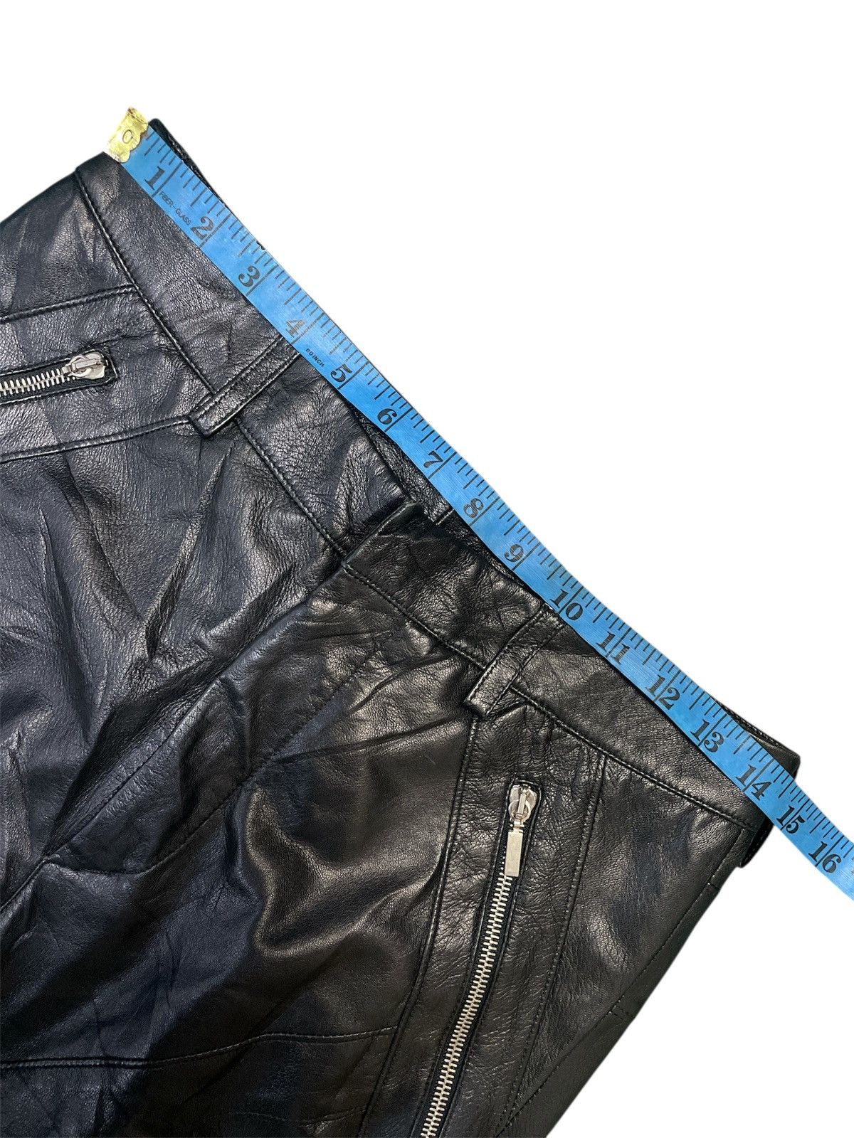 Versace Vintage Gianni Versace Leather Pants Size US 29 - 9 Thumbnail