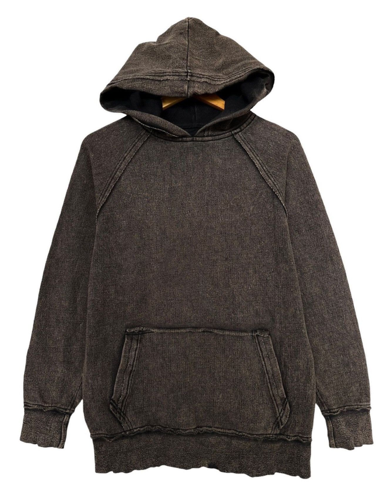 Japanese Brand Avant Garde Japanese Brand Distressed Brown Hoodie Size US S / EU 44-46 / 1 - 1 Thumbnail