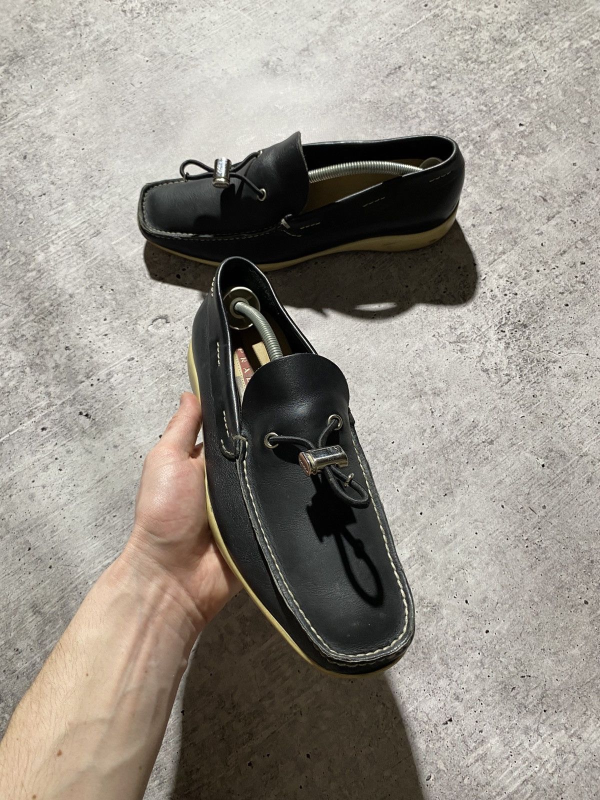 Prada Prada Leather Luxury Loafers Size US 8.5 / EU 41-42 - 4 Thumbnail