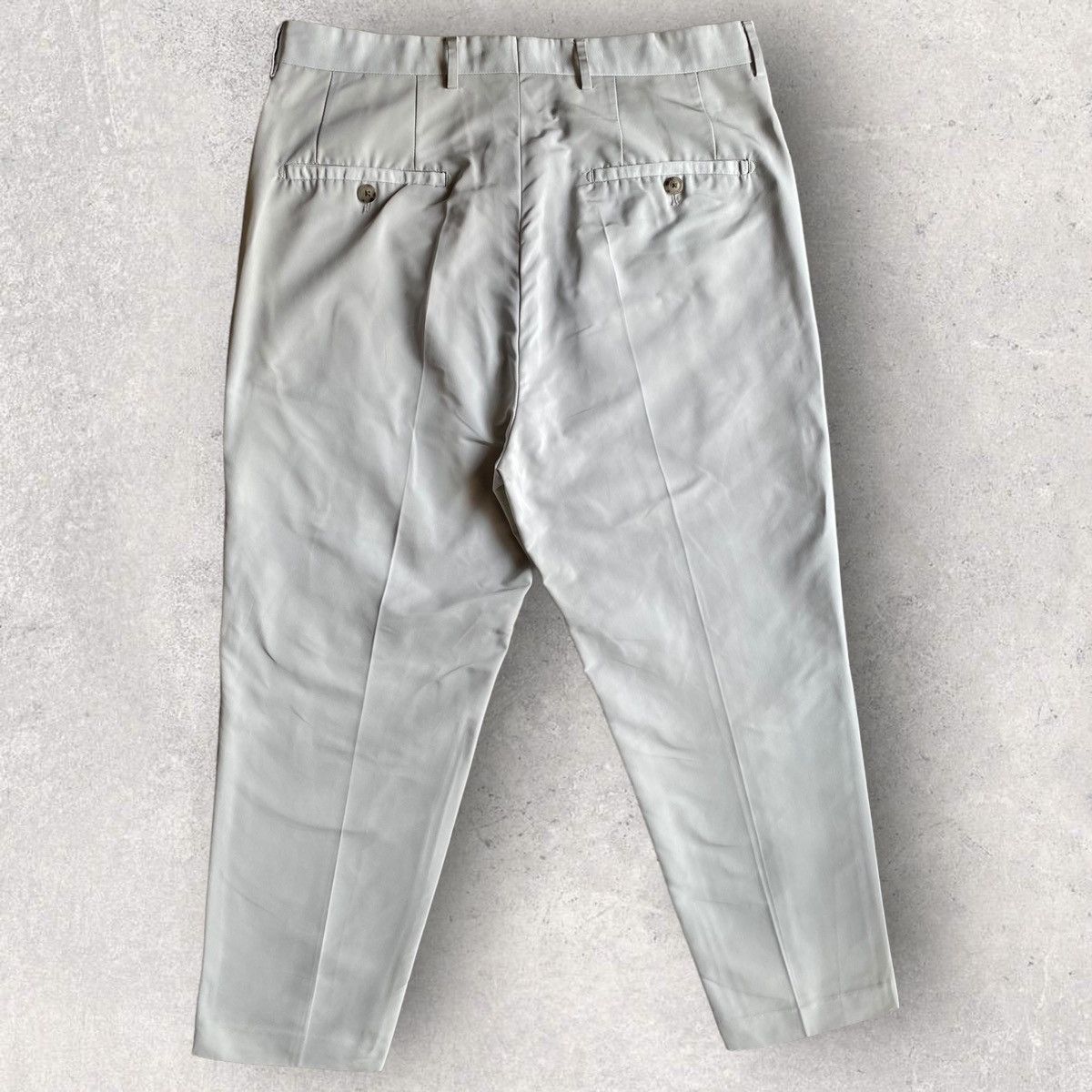 Rick Owens SS19 Babel Oyster Nylon Cropped Pants Size US 32 / EU 48 - 3 Thumbnail