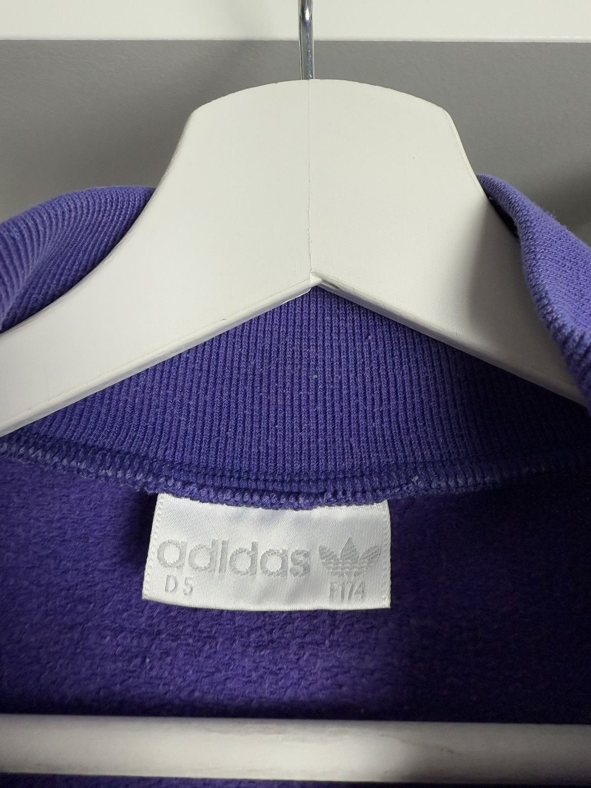 Adidas × Vintage Vintage 90s Adidas 1/4 zip sweatshirt L blockcore football Size US L / EU 52-54 / 3 - 4 Thumbnail