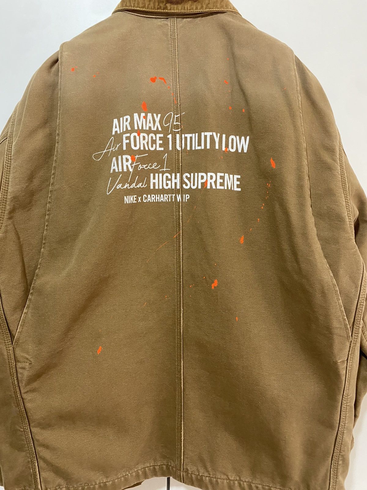 Carhartt Wip Rare Chore Coat 100 Carhartt Wip x Nike jacket size M brown Size US M / EU 48-50 / 2 - 9 Thumbnail