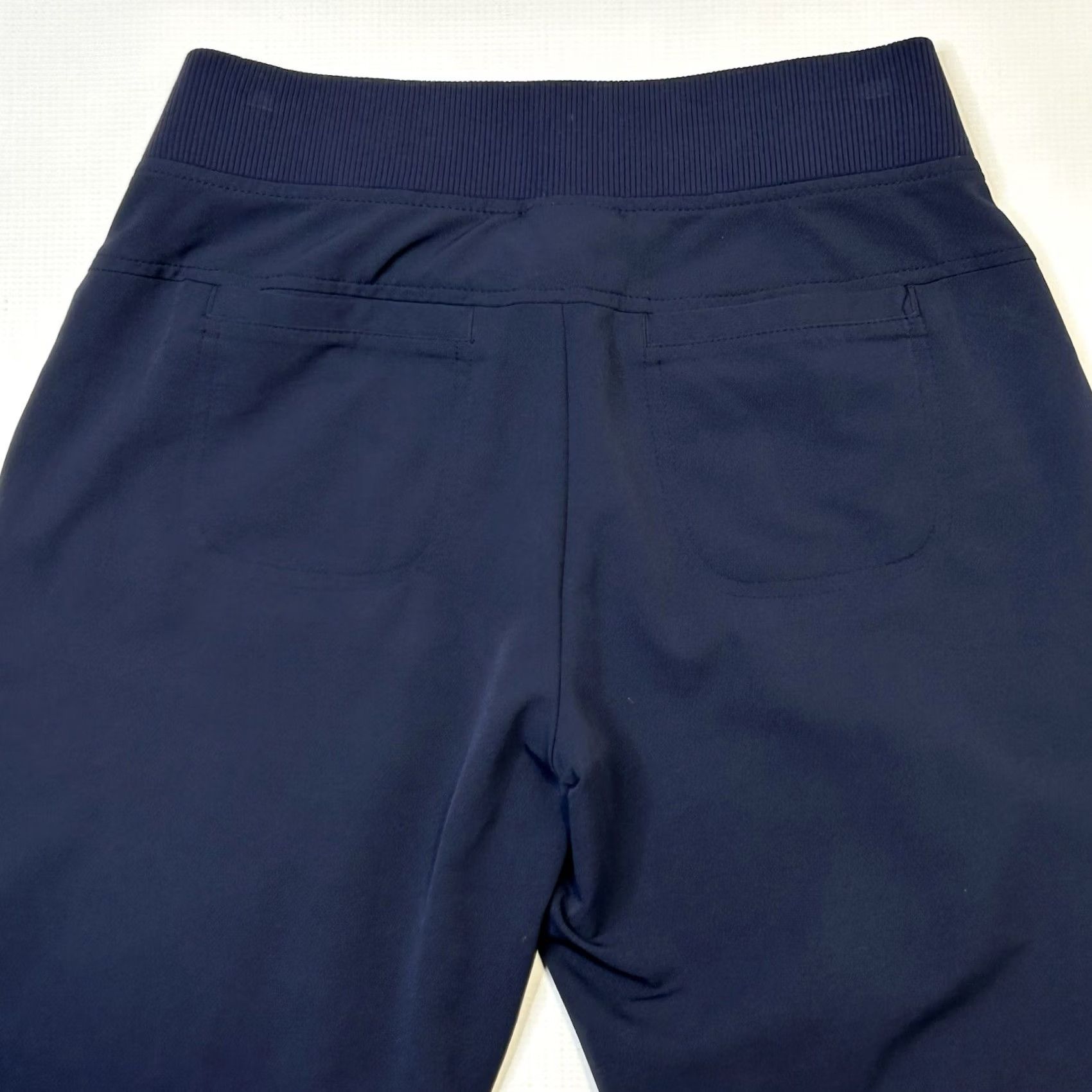 Athleta Athleta Trekkie North Joggers Womens 0 Tall Navy Blue Running Outdoors Casual Activewear Tapered Leg Size 25" / US 0 / IT 36 - 4 Thumbnail