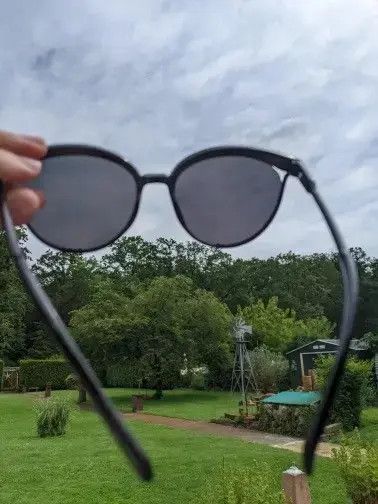 Electric Visual × Vintage Gray Len Sun Glasses Unisex Size ONE SIZE - 3 Thumbnail