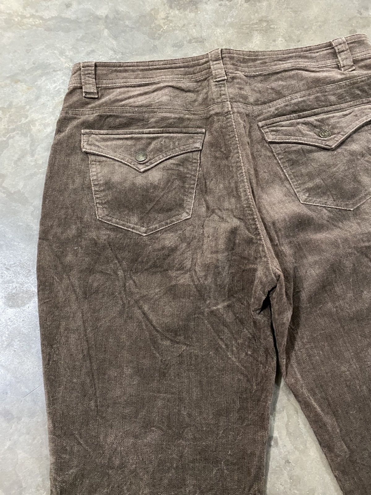 Hysteric Glamour × If Six Was Nine × Le Grande Bleu (L.G.B.) Flare Jeans Newton Circus Chocolate Corduroy @251 Size US 34 / EU 50 - 10 Thumbnail