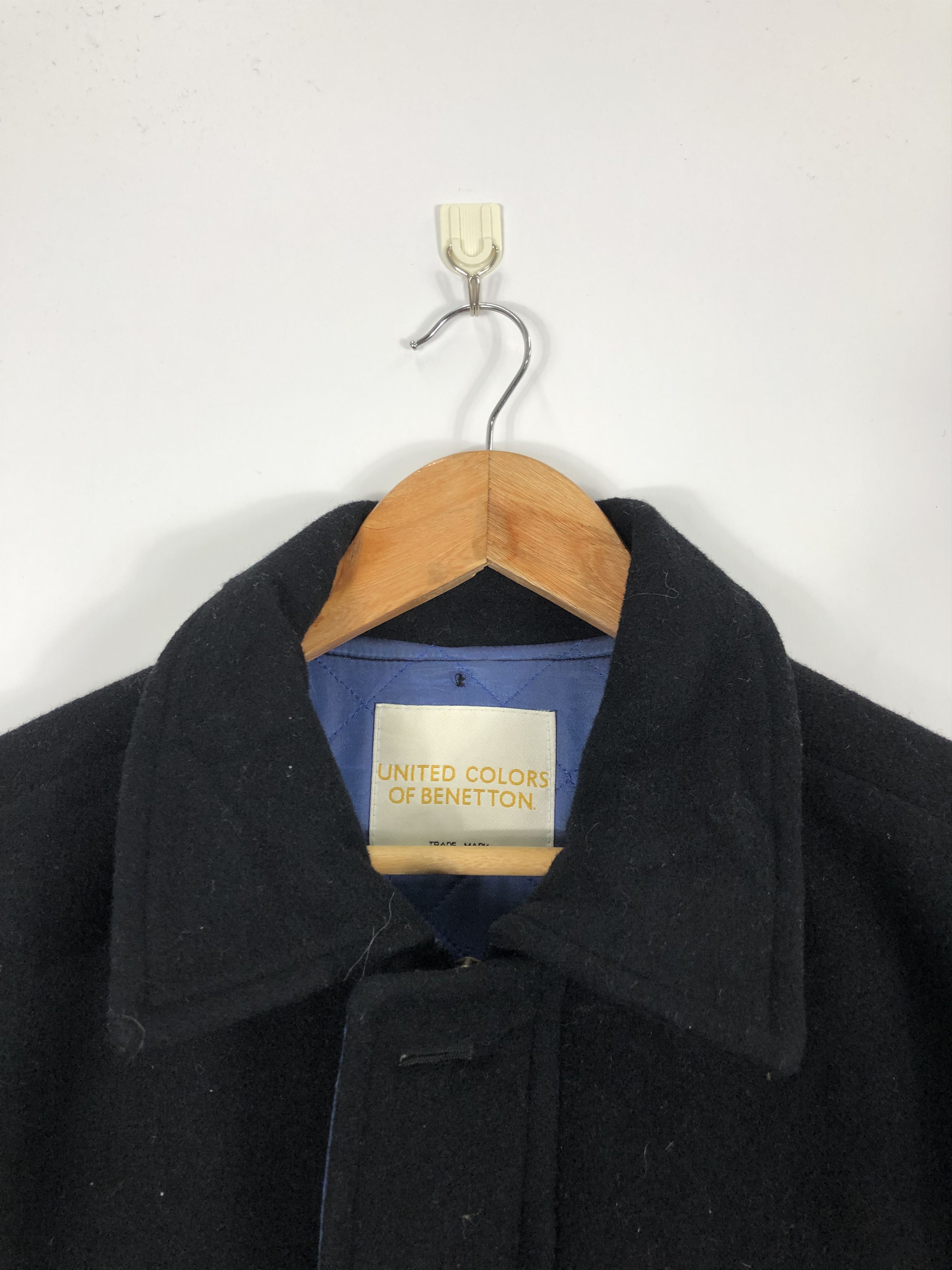 United Colors Of Benetton 90s United Colors Of Benetton Wool Jacket Embroidered J0462 Size US L / EU 52-54 / 3 - 8 Thumbnail