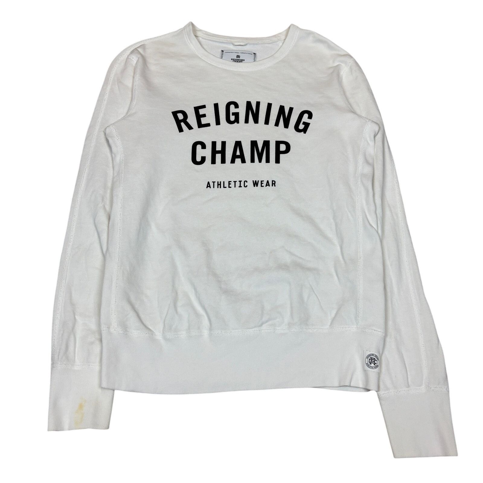Reigning Champ Reigning Champ Gym Logo Crewneck Sweatshirt Pullover Men's S Size US S / EU 44-46 / 1 - 1 Thumbnail