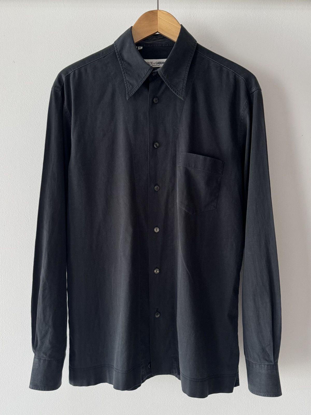 Dolce & Gabbana Vintage Straight Hem Dress Shirt Size US XS / EU 42 / 0 - 1 Thumbnail