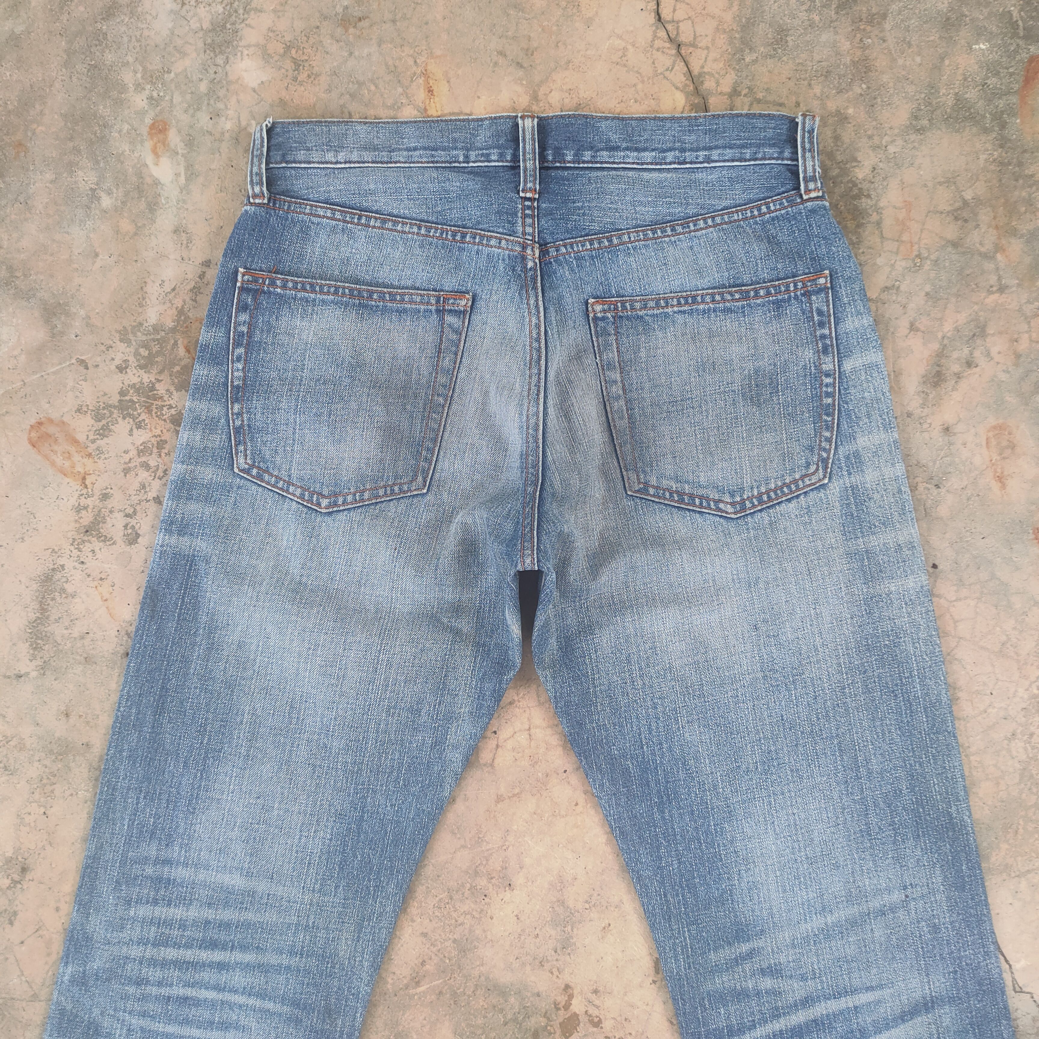 Japanese Brand W31 VINTAGE JAPANESE FADED DISTRESSED JEAN DENIM PANTS Size US 31 - 9 Thumbnail