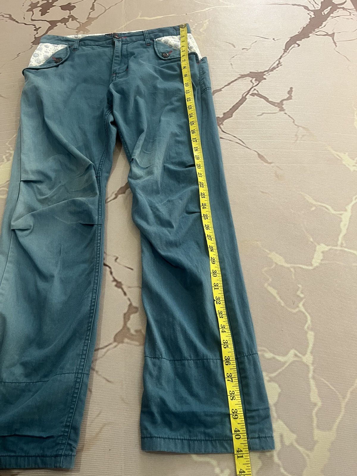 Japanese Brand Dominate Handcrafted Jeans Faded Contrast Lining Size US 32 / EU 48 - 13 Thumbnail