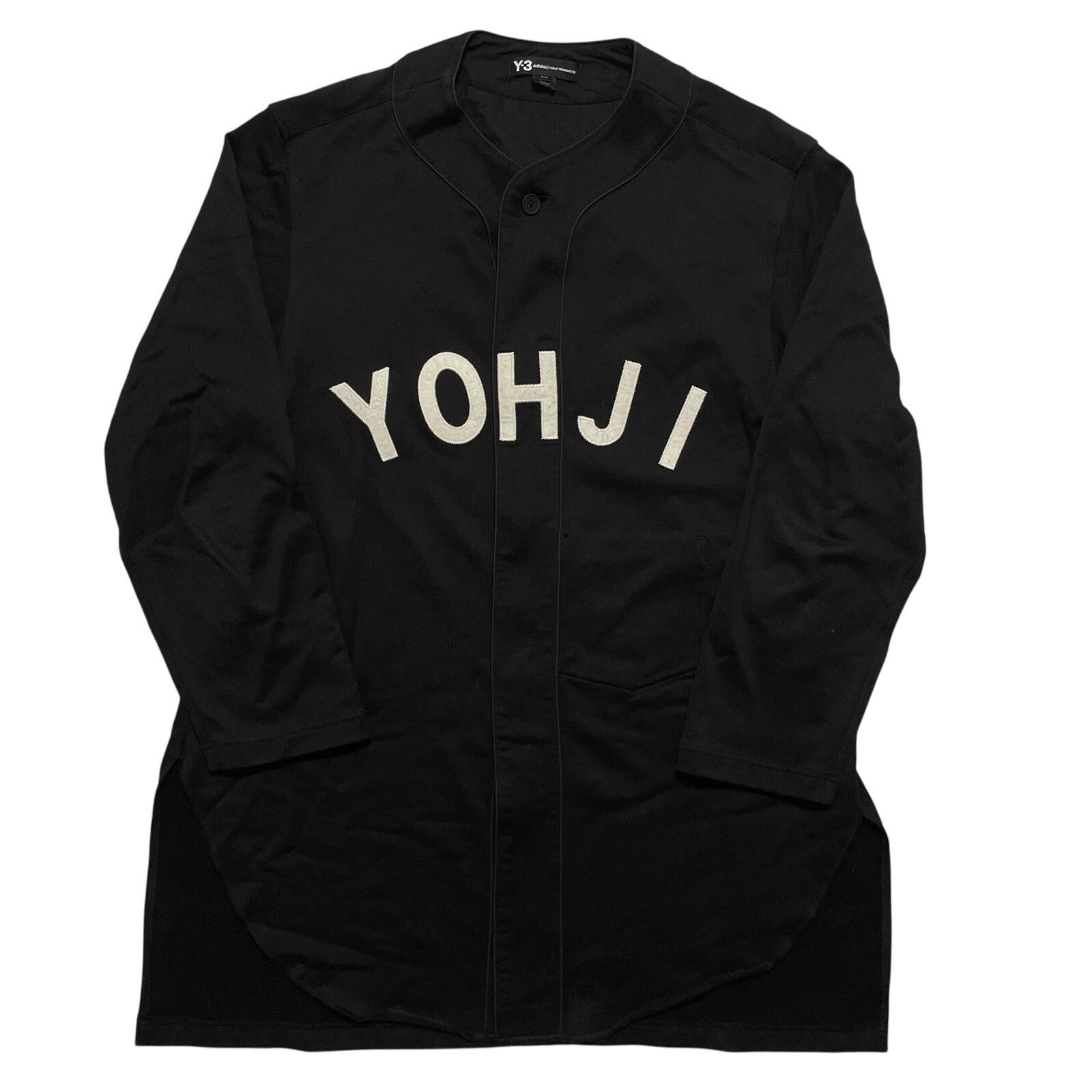 Y-3 Adidas Y-3 Yohji Yamamoto Black Baseball Jersey Shirt M Size US M / EU 48-50 / 2 - 1 Thumbnail
