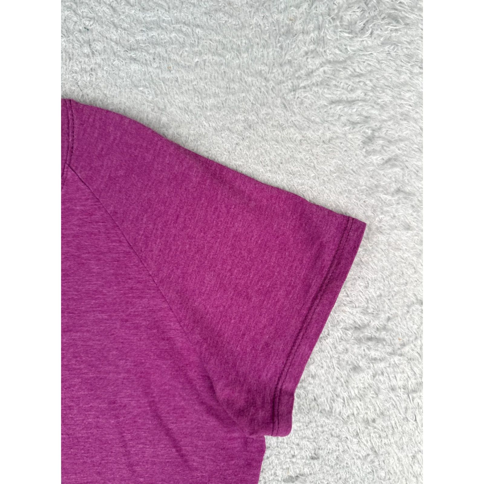 The North Face The North Face Shirt Women Medium Purple Crew Neck Slim Fit Cotton Blend READ Size M / US 6-8 / IT 42-44 - 2 Thumbnail