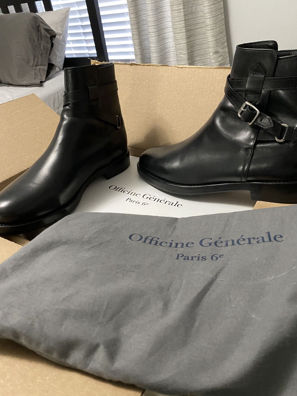 Officine Generale Officine Generale Black Juan Chelsea Boots. Buckle strap Size US 9 / EU 42 - 2 Thumbnail