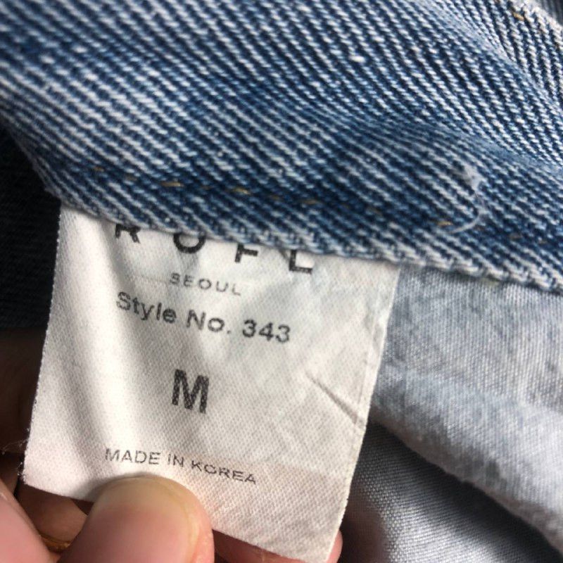 Jean × Vintage Vintage " Roft " Distressed Ripped Baggy jeans Size 32" / US 10 / IT 46 - 8 Thumbnail