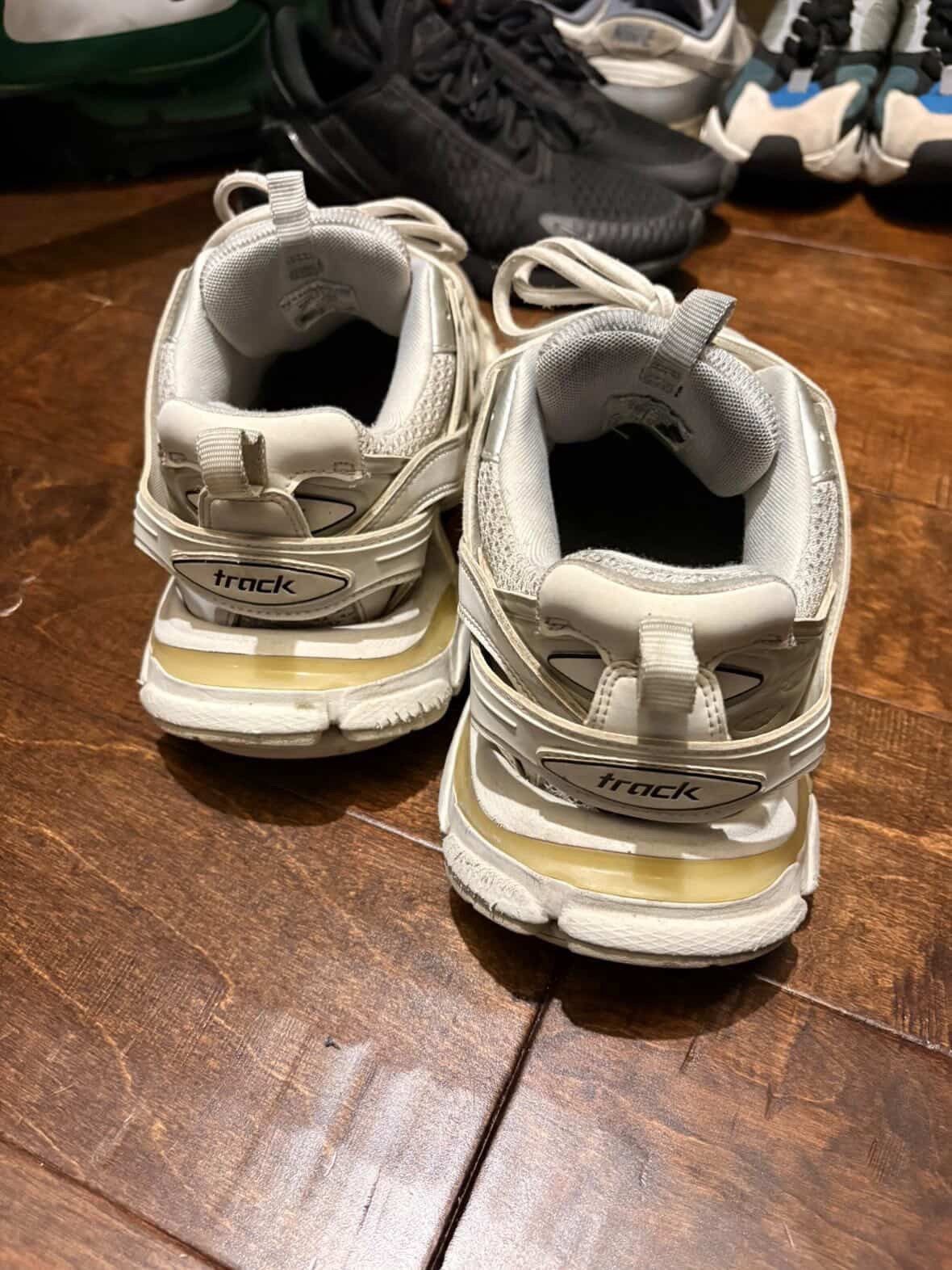 Balenciaga White Balenciaga Track Runners Size US 8 / EU 41 - 5 Thumbnail