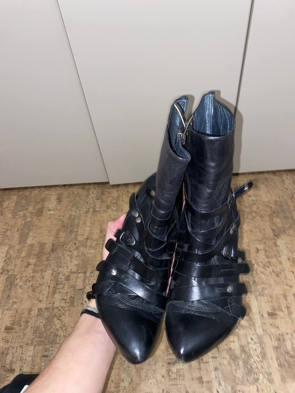 Japanese Brand Bocage Paris Avant-garde boxing leather shoes Japanese style Size US 7 / IT 37 - 24 Thumbnail