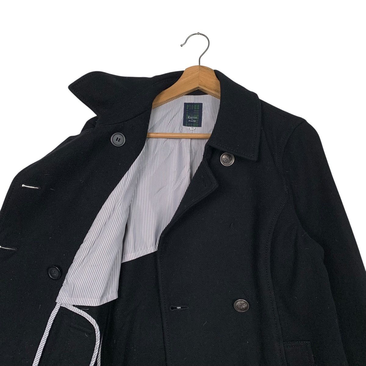 Japanese Brand Keith Double Breasted Wool Jacket Size S / US 4 / IT 40 - 10 Thumbnail