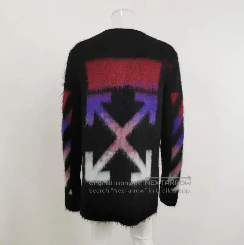Off-White Off-White Black Wool Gradient Pullover Sweater . Size US M / EU 48-50 / 2 - 2 Thumbnail