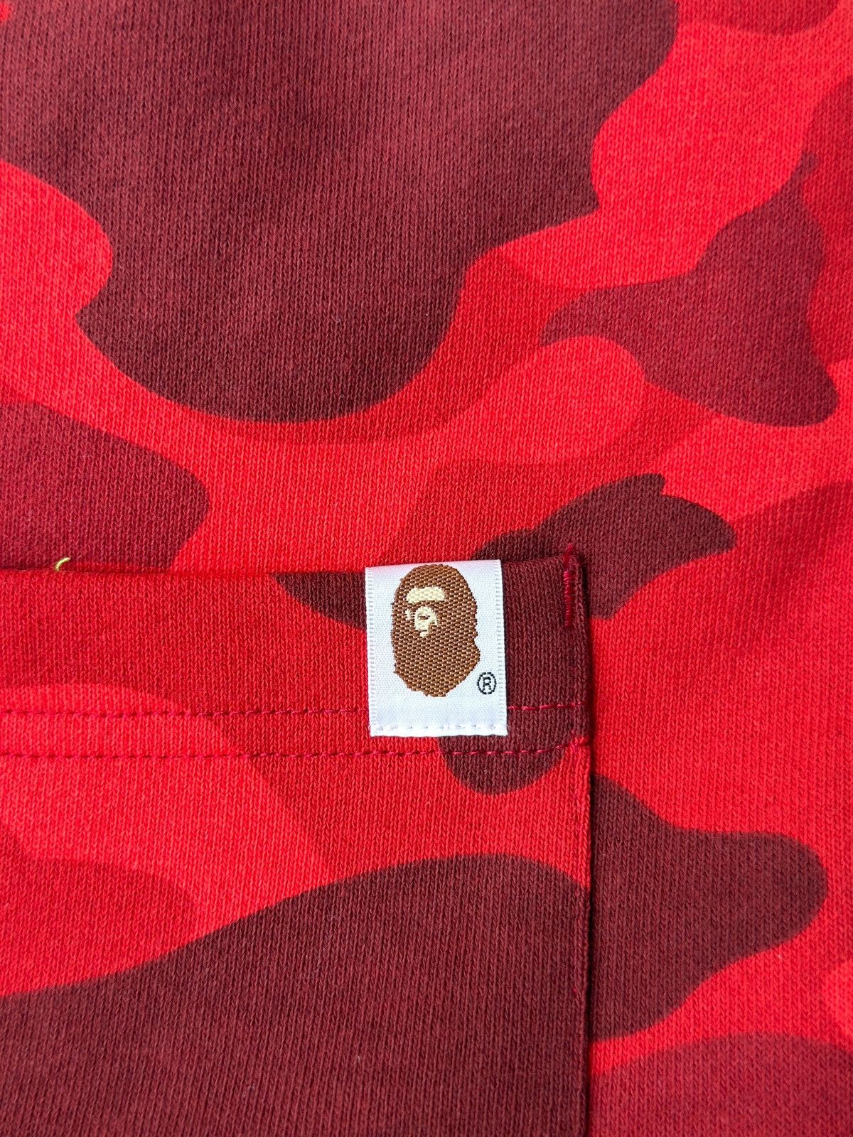 Bape BAPE Red Camo Tiger Shark Sweatpants Size US 34 / EU 50 - 12 Thumbnail
