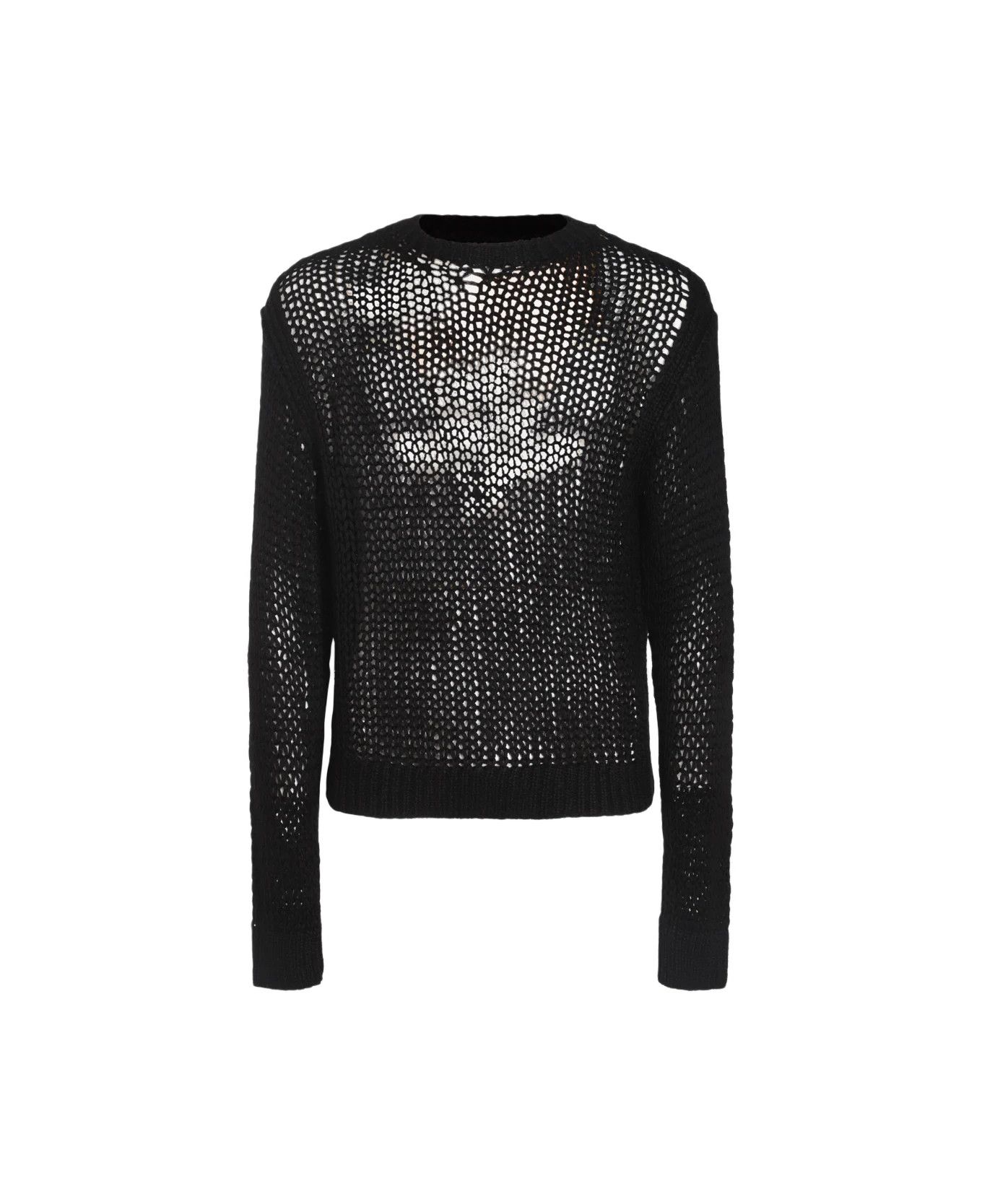 Rick Owens o1y0126 Sweater in Black Size S / US 4 / IT 40 - 1 Thumbnail
