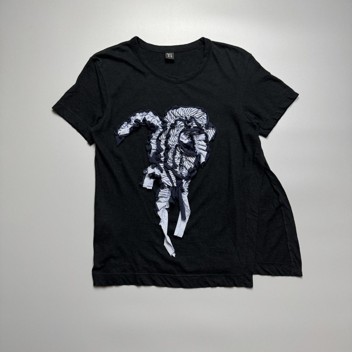 Y’s By Yohji Yamamoto - Ruffled Slit Type Blouse