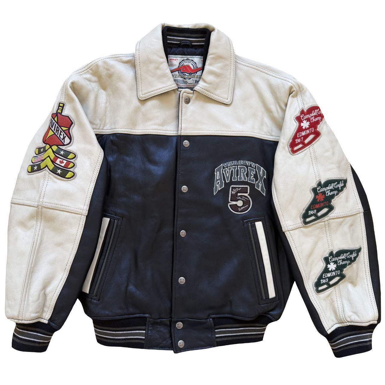 Avirex Avirex North West Wildbears Leather Varsity Jacket Size US S / EU 44-46 / 1 - 2 Thumbnail