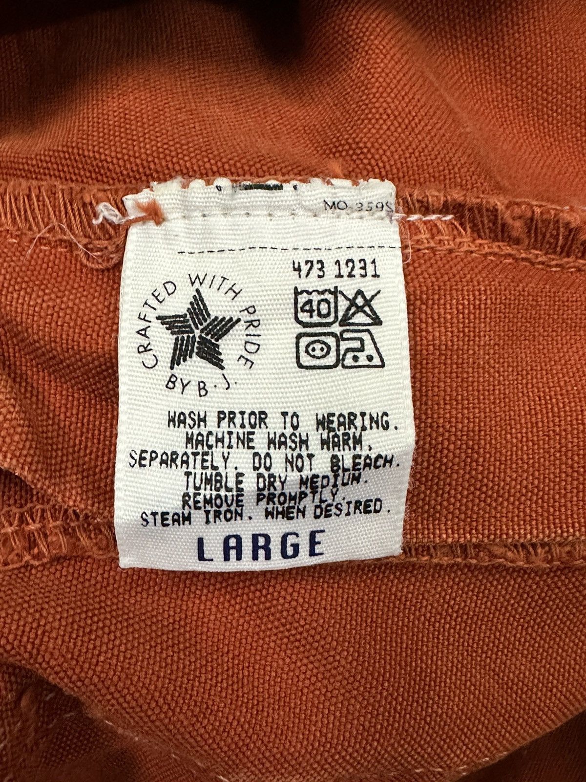 Big John × Vintage RARE VINTAGE BIG JOHN DOUBLE KNEE CANVAS PANT Size US 30 / EU 46 - 11 Thumbnail