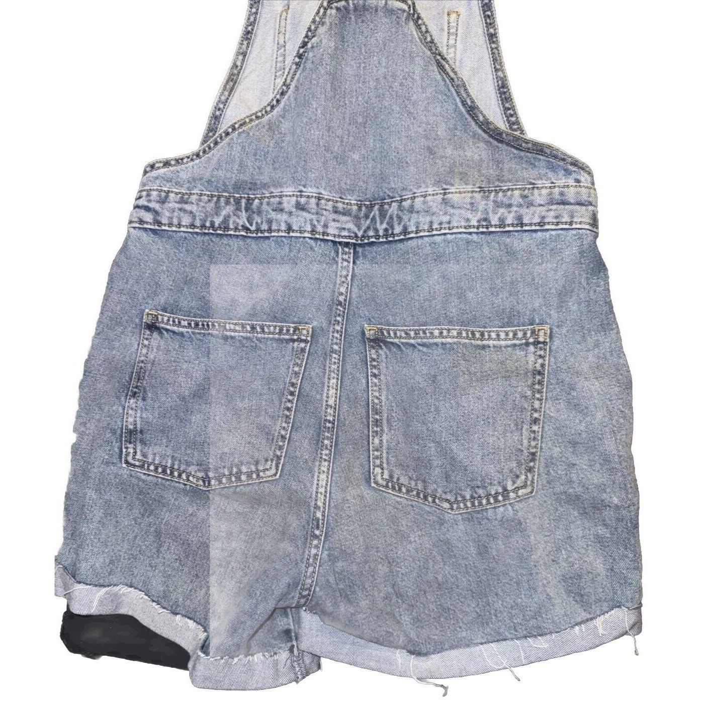 Other Universal Thread Overalls Denim Jean Shorts Women Size 0/25R Size 25" / US 0 / IT 36 - 14 Thumbnail