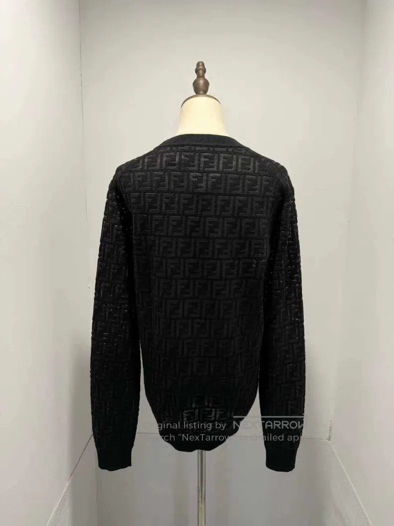 Fendi Fendi Double F Embossed Knit Sweater Size US M / EU 48-50 / 2 - 2 Thumbnail
