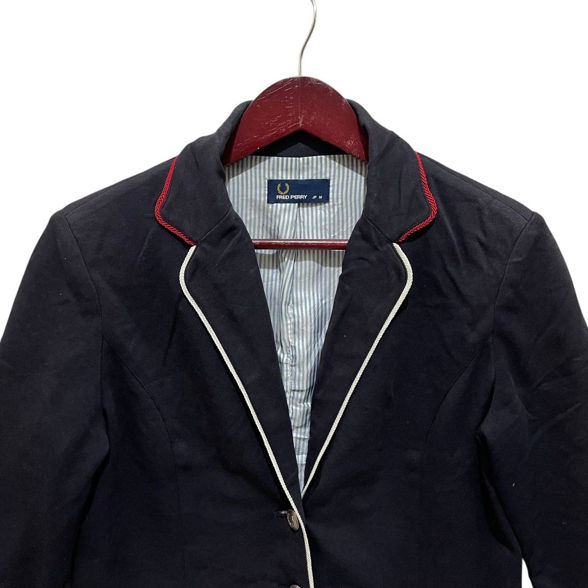 Fred Perry × Vintage Fred Perry Button Coat Blazer Jacket JP M size Size M / US 6-8 / IT 42-44 - 2 Thumbnail