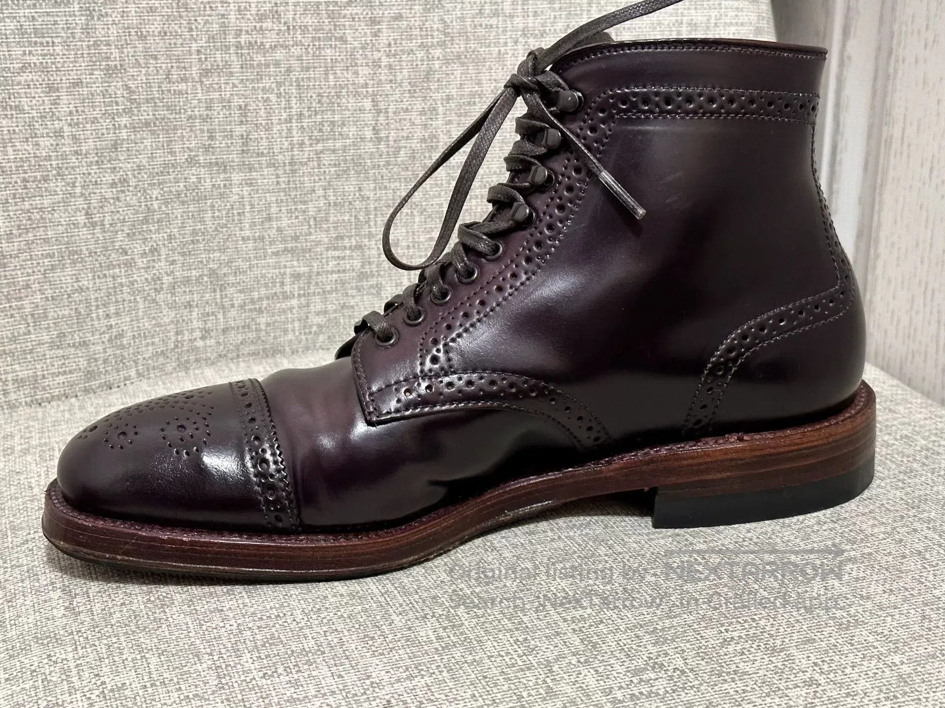 Alden Alden Venice Boot Shell Cordovan. Size US 7.5 / EU 40-41 - 6 Thumbnail