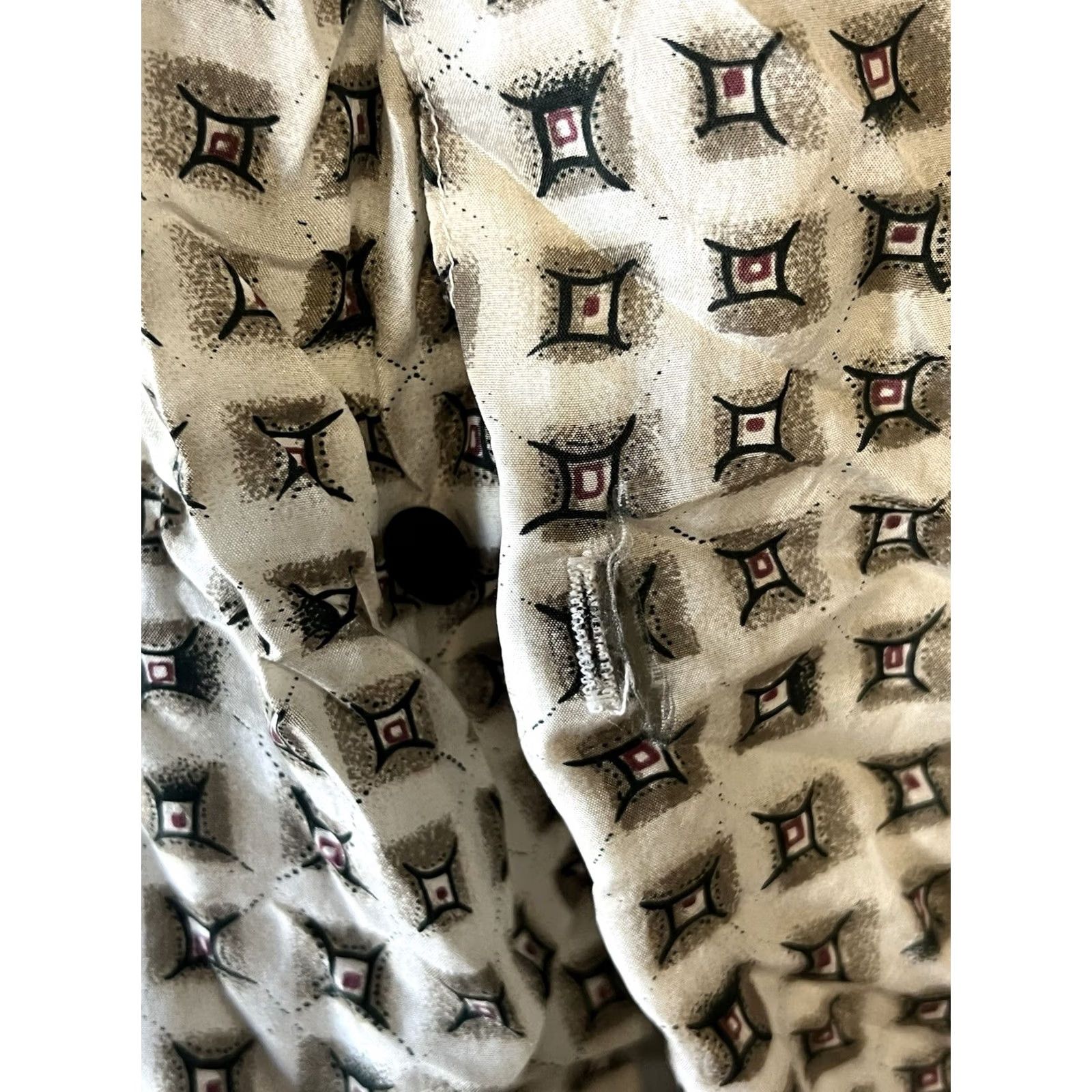 Vintage Montage Pour Homme Button-Up Short Sleeve Shirt Mens Brown M Size US 31 - 4 Thumbnail