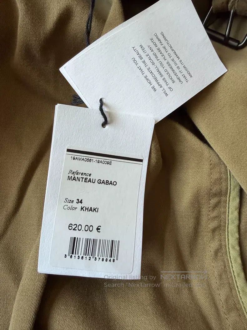 Isabel Marant Isabel Marant WomenswearBelt lapel trench coat, khaki Size XXS / US 00 / IT 34 - 6 Thumbnail