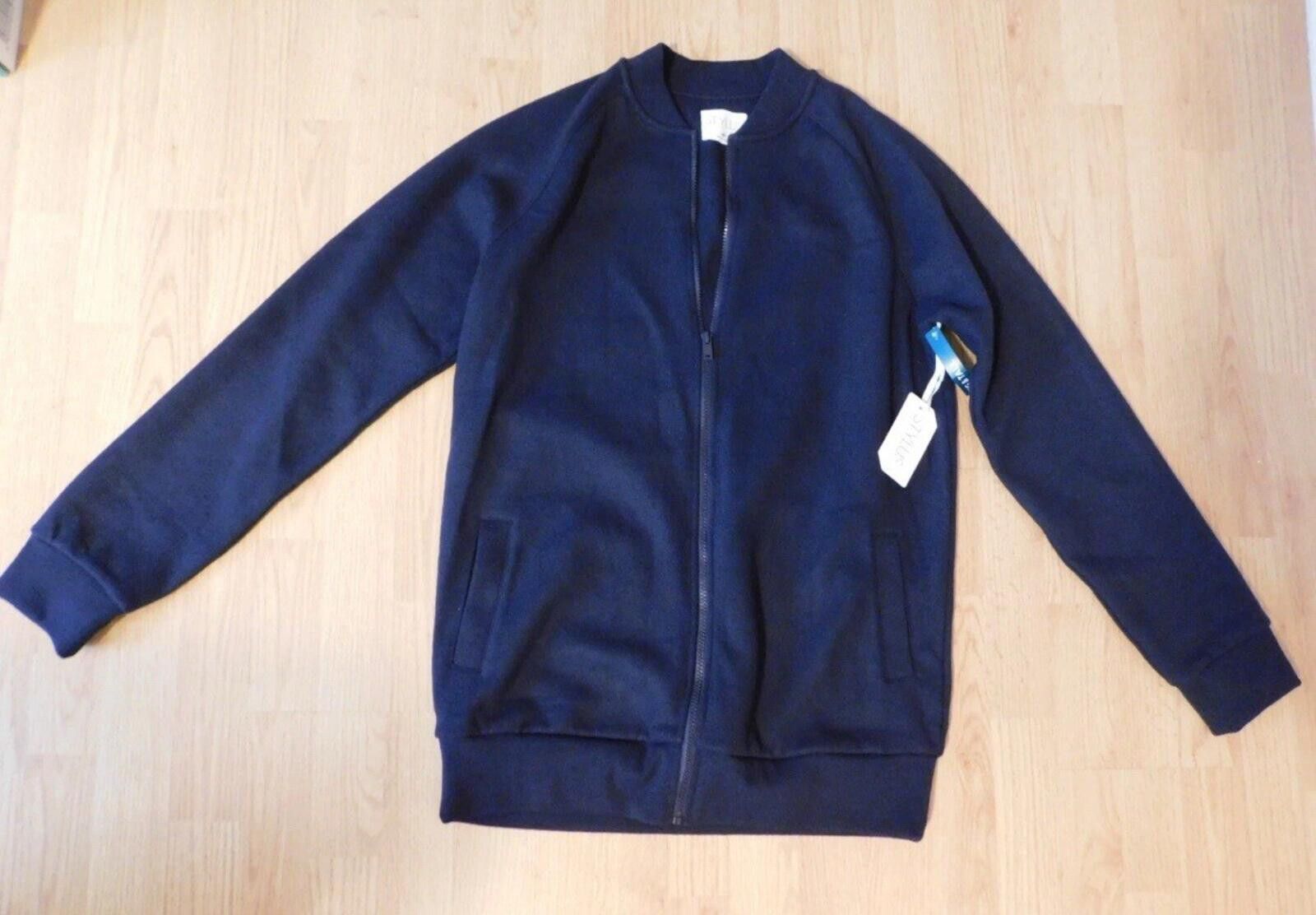 Other XL Tall Stylus Zip Up Sweater Blue NWT Size XL / US 12-14 / IT 48-50 - 4 Thumbnail