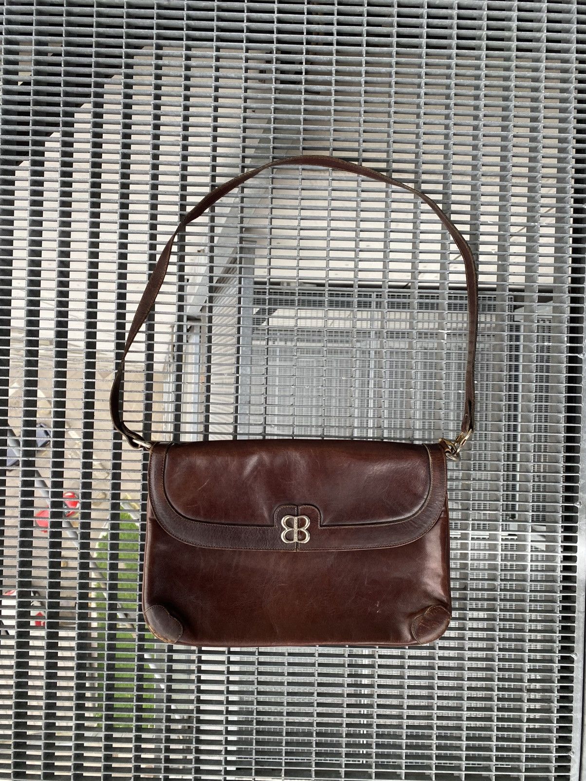 Vintage Archive Balenciaga Leather Crossbody Bag