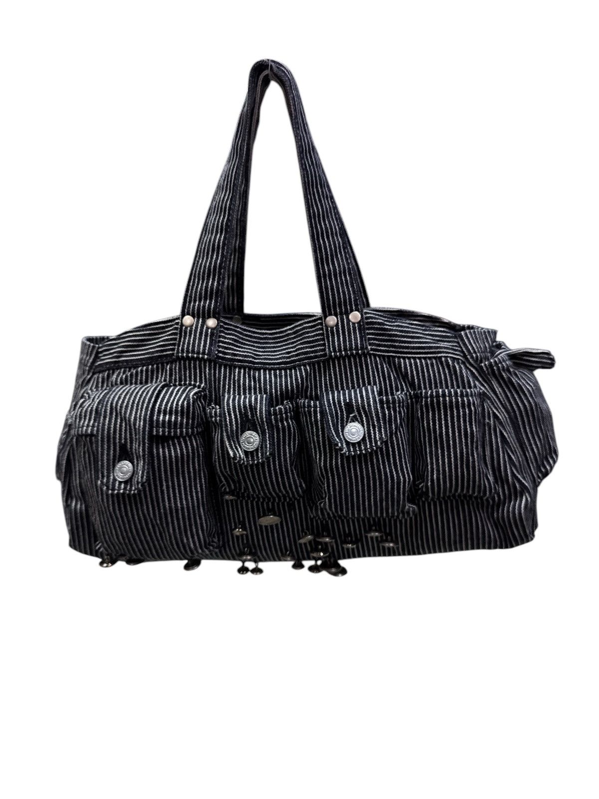 Issey Miyake SUNAO KUWAHARA BY ISSEY MIYAKE HICKORY STRIPES TOTE BAG Size ONE SIZE - 1 Thumbnail