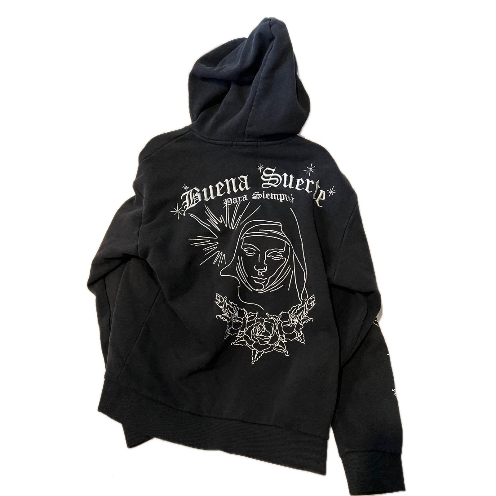 Forever 21 Forever 21 Buena Suerte Para Siempre Skulls Hoodie Mens Med Size US M / EU 48-50 / 2 - 2 Thumbnail