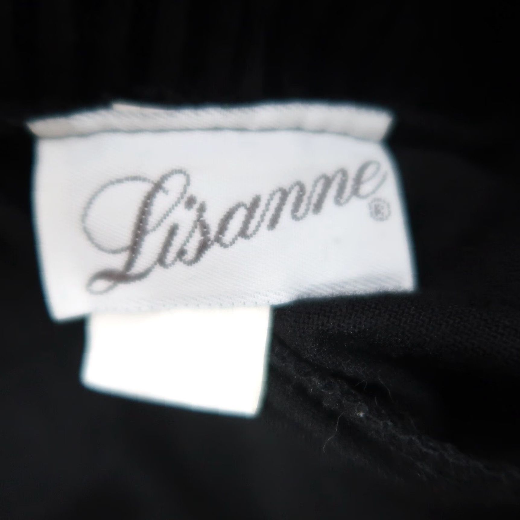 Velvet VINTAGE Lisanne black velvet long sleeve maxi nightgown dress L 80s Women Size L / US 10 / IT 46 - 5 Thumbnail