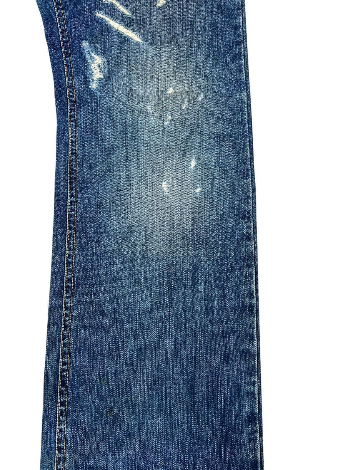 Dolce & Gabbana Vintage 00s Dolce & Gabbana Dirty Mud Distressed Denim Jeans Size US 34 / EU 50 - 10 Thumbnail