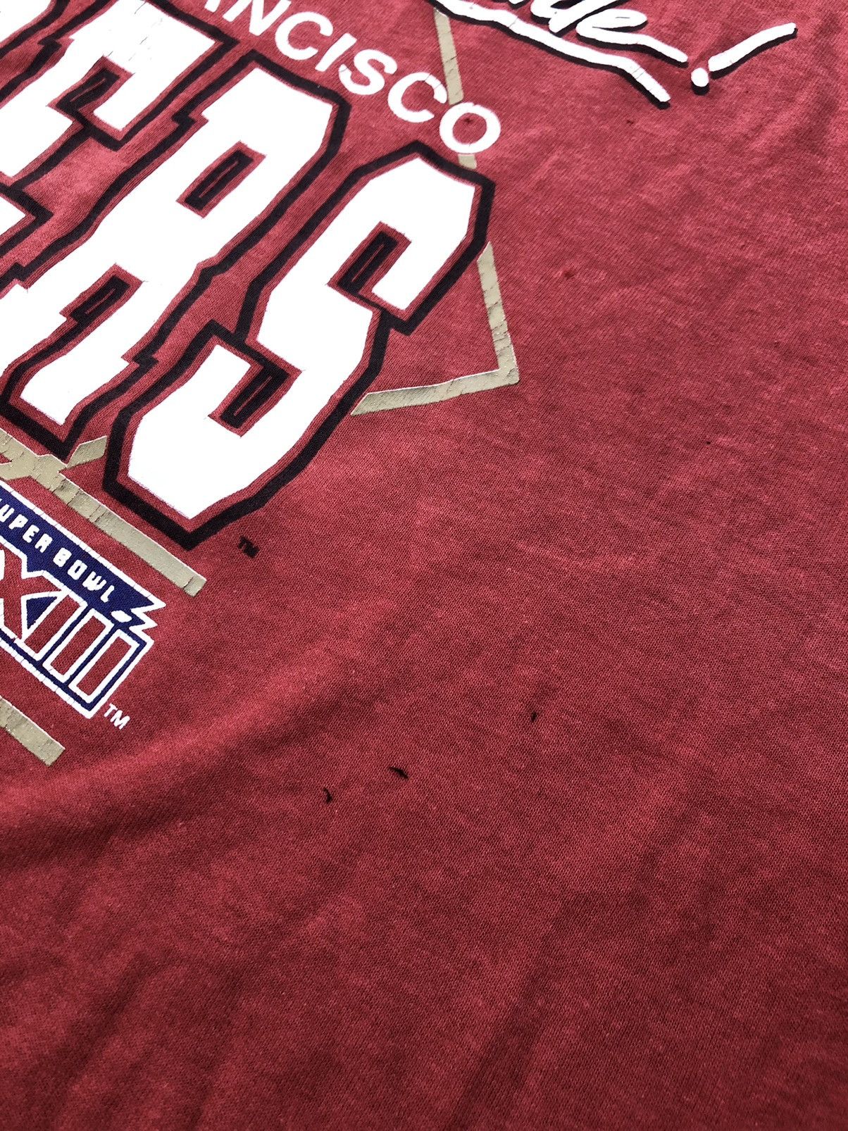 NFL VINTAGE 80s 49ERS SAN FRANCISCO Size US XL / EU 56 / 4 - 4 Thumbnail